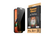 Mobil - Beskyttelsesglas - PanzerGlass Privacy Screen Protector iPhone 15 Pro Max | Ultra-Wide Fit w. EasyAligner - PANZERP2812