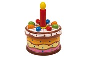 Kreativt Legetøj - Small Foot - Wooden Music Box Birthday Cake - 2483