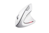 Mus - Trust Verto - Ergonomisk mus - Optisk - 6 knapper - Hvid - 25132
