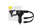 Mobil - Adaptere & Opladere - Baseus Car Charger Enjoyment with cable USB-C 33W (Black) - C00035500111-00