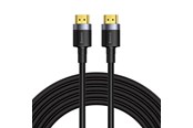Skærmkabel - Baseus Cafule 4KHDMI Male To 4KHDMI Male Adapter Cable 5m Black - CADKLF-H01