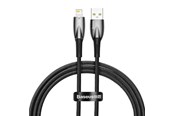 USB kabel - Baseus USB cable for Lightning  Glimmer Series 2.4A 1m (Black) - CADH000201