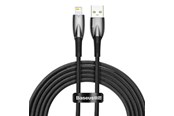 USB kabel - Baseus USB cable for Lightning Glimmer Series 2.4A 2m (Black) - CADH000301