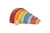 Leg & Læring - Small Foot Wooden Rainbow Building Arches with Ball - 12318