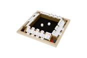 Brætspil - Small Foot - Shut the Box Wooden Dice Game Gold Edition - 12364