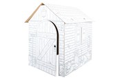 Kreativt Legetøj - Small Foot - Cardboard Playhouse Farm 87x71x88cm - 10015