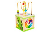 Babylegetøj - Small Foot - Wooden Activity Motor Skills Spiral 5in1 - 10074