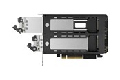 Harddisk - tilbehør - Icy dock ToughArmor MB842MP-B - storage mobile rack - 2 bay removable - M.2 NVMe Card - PCIe 4.0 x16 - MB842MP-B