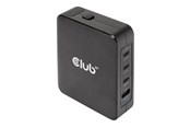 Mobil - Adaptere & Opladere - Club 3D CAC-1917 power adapter - GaN technology - USB 3 x USB-C - 140 Watt - CAC-1917
