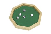 Brætspil - Goki Dice Board + Dice - 56954