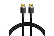 Skærmkabel - Baseus Cafule 4KHDMI Male To 4KHDMI Male Adapter Cable 2m Black - CADKLF-F01