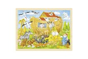 Puslespil - Goki Wooden Puzzle Noah's Ark 96pcs. Wood - 57535