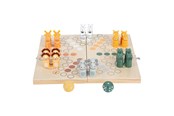 Brætspil - Small Foot - Wooden Ludo Game Safari - 6 Players - 11765