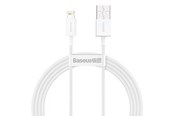 USB kabel - Baseus Superior Series Cable USB to Lightning 2.4A 1.5m (white) - CALYS-B02