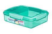 Køkkentilbehør - Sistema Snack Attack Duo Lunch 975ml - Green - 41482-1-9414202414823
