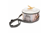 Trælegetøj - Small Foot - Wooden Drum Wild Animals with Sticks. - 11952