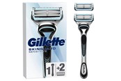 Barbergrej - Gillette Skinguard Sensitive Razor Handle + 2 blades - 8001090613646