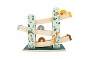 Babylegetøj - Small Foot - Wooden Ball Track Safari 4 pcs. - 11707