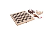 Brætspil - Small Foot - Wooden Classic Games 3in1 in Box - 3453