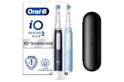 Eltandbørste - Oral-B Eltandbørste iO3 Duo Matt Black / Ice Blue - 8006540731659