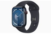 Smartwatch, Sportsur & Aktivitetstracker - Apple Watch Series 9 GPS + Cellular 45mm - Midnight Aluminium Case with Midnight Sport Band - M/L - MRMD3DH/A
