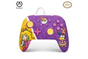 Spil tilbehør - PowerA Enhanced kablet controller til Nintendo Switch - Princess Peach Battle - Wired Controller - Nintendo Switch - NSGP0092-01
