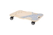 Babylegetøj - Small Foot - Wooden Roller Board Blue - 12244