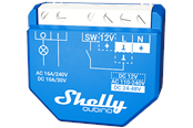 Smart Home - Shelly Wave 1  - Z-Wave relæ med potentialfrit kontaktsæt (12-48VDC/230VAC) - Shelly_W_1