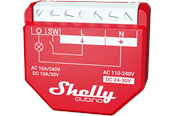 Smart Home - Shelly Wave 1PM - Z-Wave relæ med effektmåling (24VDC/230VAC) - Shelly_W_1PM