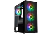 Kabinet - Kolink Observatory HF Mesh ARGB Midi Tower Case - Black - Kabinet - Desktop - Sort - PGW-CH-KOL-110