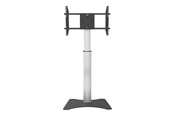 Vægbeslag, AV-Beslag & AV-Møbler - TECHLY stand - for flat panel - black silver - Max 40 kg - recommended for 70" - ICA-TR39