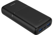 Powerbank - Deltaco PB-C1008 Powerbank - Sort - 20000 mAh - PB-C1008