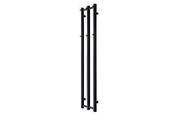 Håndklæderadiator og tilbehør - TVS Kiro 3 håndklæderadiator 1400x265 mm CC 220 mm Sort - Kiro3SORT