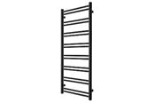 Håndklæderadiator og tilbehør - TVS DUO 16-500 Håndklæderadiator RAL 9005 1240 x 500 mm sort - DUO16-500SORT
