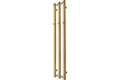 Håndklæderadiator og tilbehør - TVS Plus 3 håndklæderadiator 1400 x 500 mm børstet guld ( pvd ) - PLUS3BG