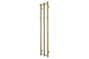 Håndklæderadiator og tilbehør - TVS PLUS 3 guld håndklæderadiator 1400x265mm Vandbåren CC 220 MM Guld PVD overfladebelægning - PLUS3GU