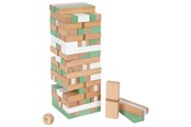 Brætspil - Small Foot - Wooden Wobble Tower Game Gold Edition - 12217