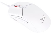 Mus - HyperX Pulsefire Haste 2 - White - Gaming Mus - Optisk - 6 knapper - Hvid - 6N0A8AA