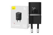 Strømkabel (intern) - Baseus Mini wall charger  GaN5 20W (black) - CCGN050101