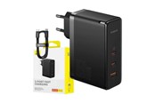 Mobil - Adaptere & Opladere - Baseus Wall charger GaN5 Pro 2xUSB-C + USB 160W (black) - P10110825113-00