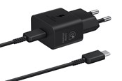 Mobil - Adaptere & Opladere - Samsung 25W USB-C GaN Power Adapter (Incl. cable) - Black - EP-T2510XBEGEU