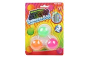 Små gaver til børn - Toi-Toys Window Crawler Squeeze Balls Neon 3 pcs. - 35989A