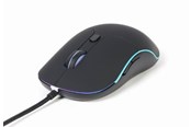 Mus - Gembird Illuminated large size wired mouse - Mus - Optisk - 6 knapper - Sort - MUS-UL-02