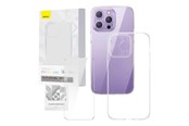 Mobil - Covers & Cases - Baseus Transparent Case and Tempered Glass set Corning for iPhone 14 Pro Max - P60112202201-03