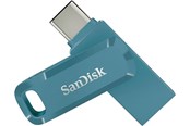 USB Stick - SANDISK Ultra Dual Drive Go - Mørkeblå - 128GB - USB Stick - SDDDC3-128G-G46NBB