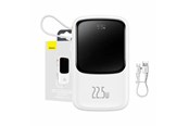 Powerbank - Baseus Powerbank Qpow PRO with cable 10000mAh 22.5W (White) - 10000 mAh - PPQD060102