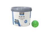 Kreativt Legetøj - Creall Play It Play Sand Green 750gr. - 03206