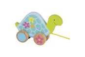 Babylegetøj - Goki Susibelle Wooden Draft Animal Turtle - 54914