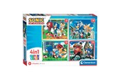 Puslespil - Clementoni Puzzles Sonic 4in1 Floor - 21522