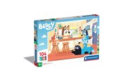 Puslespil - Clementoni Jigsaw Puzzle - Bluey in the Kitchen 104st. Floor - 27169